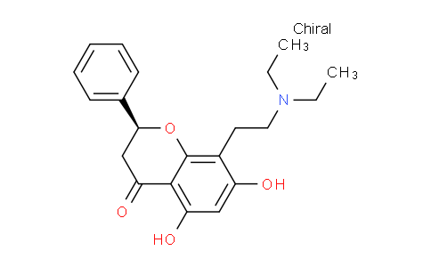 CAS No. 183051-60-7, (S)-8-(2-(Diethylamino)ethyl)-5,7-dihydroxy-2-phenylchroman-4-one