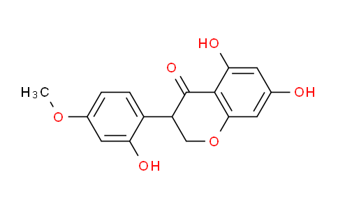 CAS No. 32898-79-6, 5,7-Dihydroxy-3-(2-hydroxy-4-methoxyphenyl)chroman-4-one