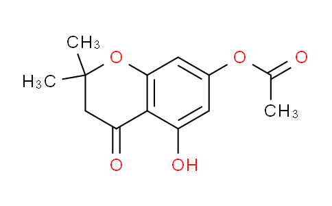 CAS No. 58230-10-7, 5-Hydroxy-2,2-dimethyl-4-oxochroman-7-yl acetate