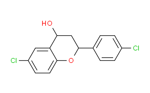 CAS No. 93962-65-3, 6-Chloro-2-(4-chlorophenyl)chroman-4-ol