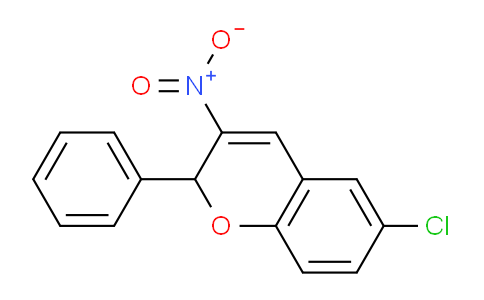 CAS No. 57543-85-8, 6-Chloro-3-nitro-2-phenyl-2H-chromene