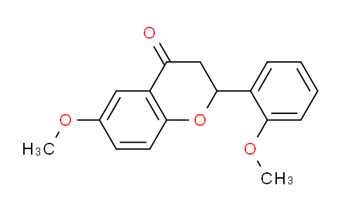 CAS No. 6344-22-5, 6-Methoxy-2-(2-methoxyphenyl)chroman-4-one