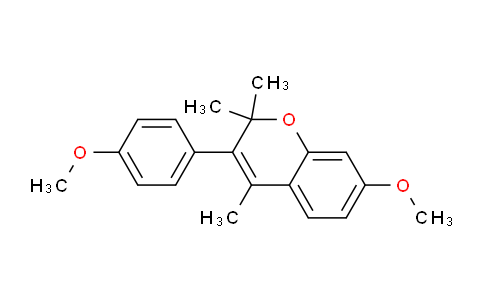 CAS No. 5188-52-3, 7-Methoxy-3-(4-methoxyphenyl)-2,2,4-trimethyl-2H-chromene