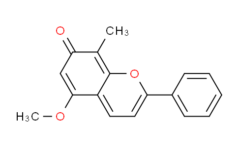 CAS No. 61110-17-6, 5-Methoxy-8-methyl-2-phenyl-7H-chromen-7-one