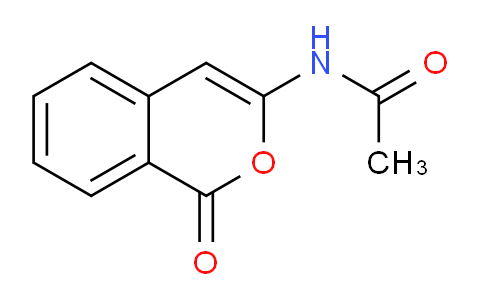 CAS No. 28519-73-5, N-(1-Oxo-1H-isochromen-3-yl)acetamide