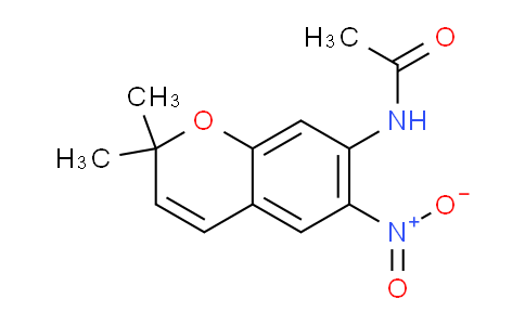 CAS No. 79014-12-3, N-(2,2-Dimethyl-6-nitro-2H-chromen-7-yl)acetamide