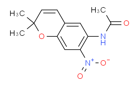 CAS No. 64169-74-0, N-(2,2-Dimethyl-7-nitro-2H-chromen-6-yl)acetamide