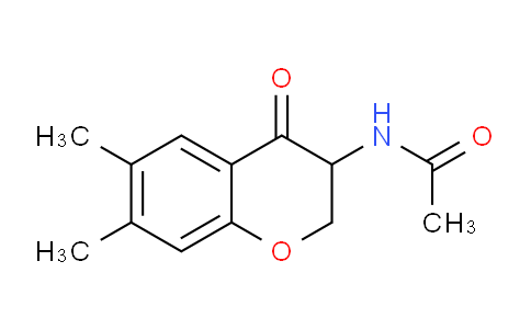 CAS No. 54444-54-1, N-(6,7-Dimethyl-4-oxochroman-3-yl)acetamide