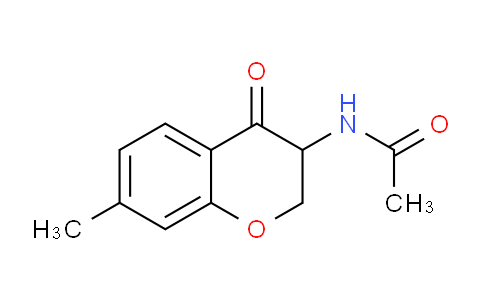 CAS No. 54444-51-8, N-(7-Methyl-4-oxochroman-3-yl)acetamide