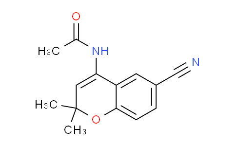 CAS No. 89317-02-2, N-(6-Cyano-2,2-dimethyl-2H-chromen-4-yl)acetamide
