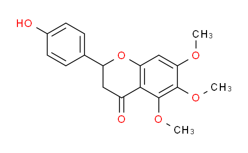 CAS No. 59567-91-8, 2-(4-Hydroxyphenyl)-5,6,7-trimethoxychroman-4-one
