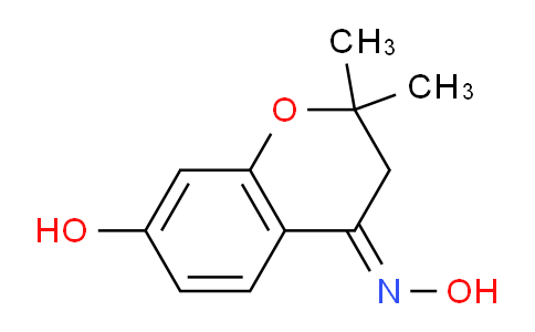 CAS No. 62114-02-7, 7-Hydroxy-2,2-dimethylchroman-4-one oxime