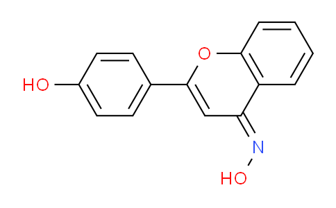 CAS No. 321976-78-7, 2-(4-Hydroxyphenyl)-4H-chromen-4-one oxime
