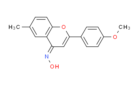 CAS No. 115663-23-5, 2-(4-Methoxyphenyl)-6-methyl-4H-chromen-4-one oxime