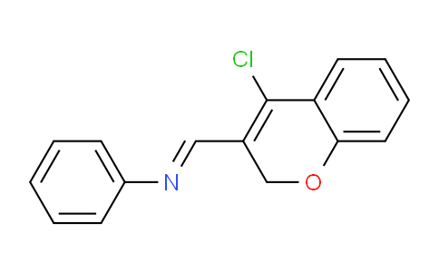 CAS No. 87591-57-9, N-((4-Chloro-2H-chromen-3-yl)methylene)aniline