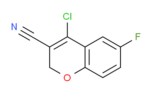 CAS No. 175205-57-9, 4-Chloro-6-fluoro-2H-chromene-3-carbonitrile