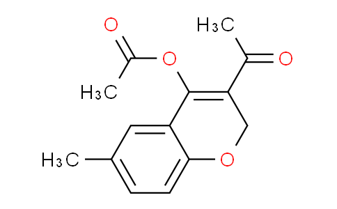 CAS No. 54013-46-6, 3-Acetyl-6-methyl-2H-chromen-4-yl acetate