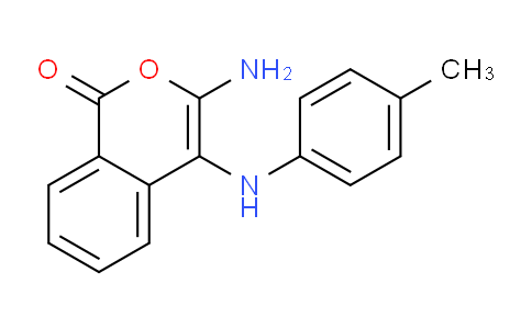 CAS No. 851320-43-9, 3-Amino-4-(p-tolylamino)-1H-isochromen-1-one