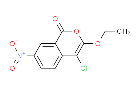 CAS No. 62252-29-3, 4-Chloro-3-ethoxy-7-nitro-1H-isochromen-1-one