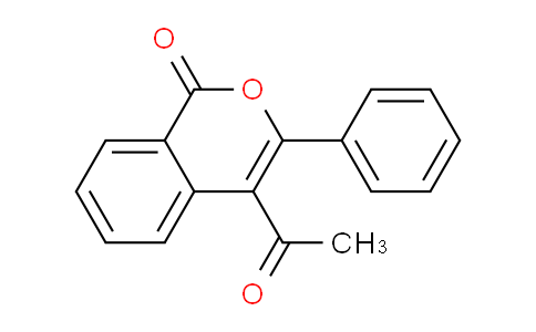 CAS No. 118520-80-2, 4-Acetyl-3-phenyl-1H-isochromen-1-one