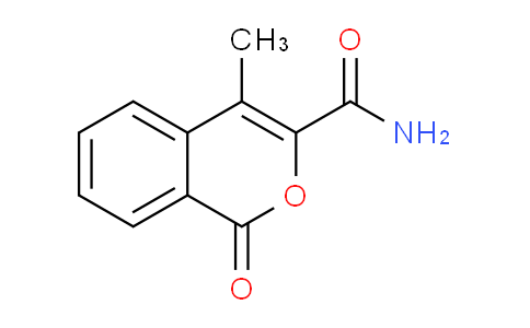 CAS No. 89928-69-8, 4-Methyl-1-oxo-1H-isochromene-3-carboxamide