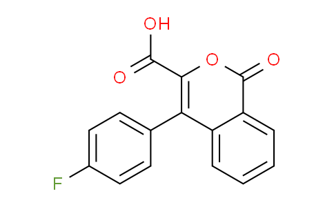 CAS No. 125064-63-3, 4-(4-Fluorophenyl)-1-oxo-1H-isochromene-3-carboxylic acid