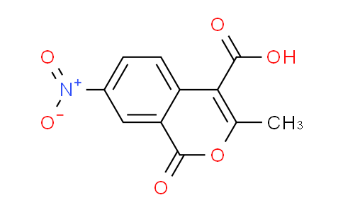 CAS No. 62252-17-9, 3-Methyl-7-nitro-1-oxo-1H-isochromene-4-carboxylic acid