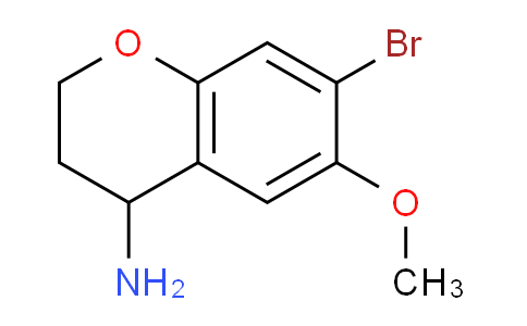 CAS No. 1780970-80-0, 7-Bromo-6-methoxychroman-4-amine