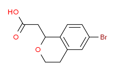 CAS No. 187667-63-6, 2-(6-Bromoisochroman-1-yl)acetic acid