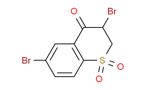 CAS No. 101774-30-5, 3,6-dibromothiochroman-4-one 1,1-dioxide