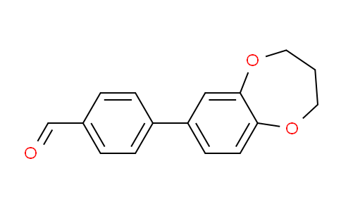 CAS No. 952182-92-2, 4-(3,4-Dihydro-2H-benzo[b][1,4]dioxepin-7-yl)benzaldehyde