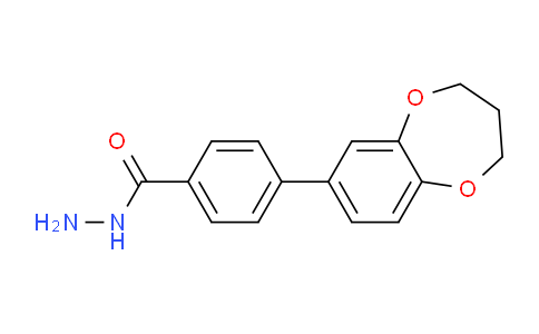 CAS No. 952183-14-1, 4-(3,4-Dihydro-2H-benzo[b][1,4]dioxepin-7-yl)benzohydrazide