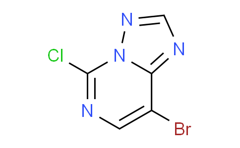 CAS No. 1367774-82-0, 8-bromo-5-chloro-[1,2,4]triazolo[1,5-c]pyrimidine