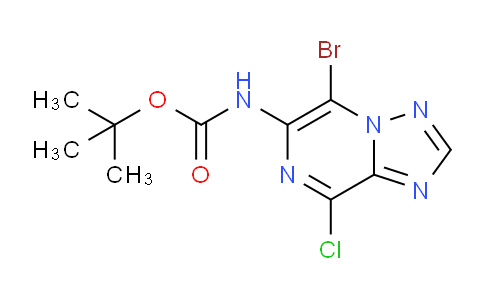 CAS No. 2240987-79-3, Carbamic acid, N-(5-bromo-8-chloro[1,2,4]triazolo[1,5-a]pyrazin-6-yl)-, 1,1-dimethylethyl ester