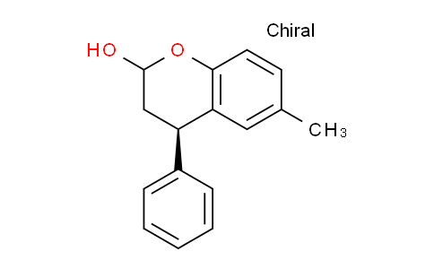 CAS No. 828933-86-4, (4R)-6-methyl-4-phenyl-3,4-dihydro-2H-chromen-2-ol