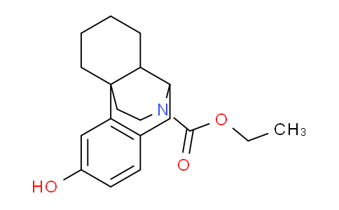 CAS No. 1079043-47-2, ethyl 4-hydroxy-17-azatetracyclo[7.5.3.01,10.02,7]heptadeca-2(7),3,5-triene-17-carboxylate