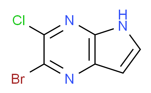 CAS No. 1569514-98-2, 2-bromo-3-chloro-5H-pyrrolo[2,3-b]pyrazine