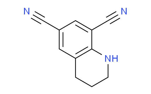 CAS No. 1809195-28-5, 1,2,3,4-tetrahydroquinoline-6,8-dicarbonitrile