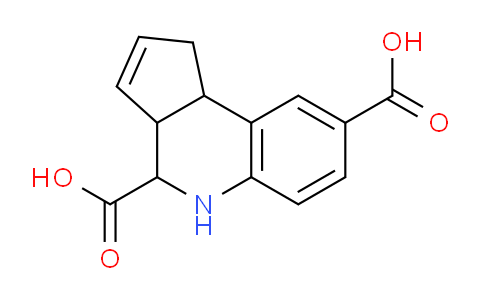 CAS No. 353484-21-6, 3a,4,5,9b-tetrahydro-1H-cyclopenta[c]quinoline-4,8-dicarboxylic acid
