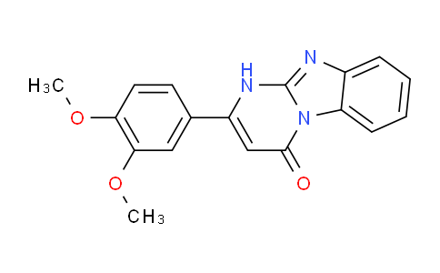 CAS No. 903440-36-8, 2-(3,4-Dimethoxyphenyl)pyrimido[1,2-a]benzimidazol-4(1h)-one