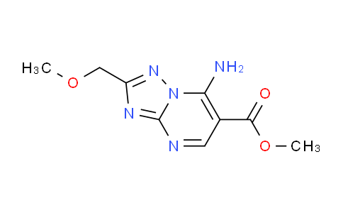 CAS No. 1158429-12-9, Methyl 7-amino-2-(methoxymethyl)[1,2,4]triazolo[1,5-a]pyrimidine-6-carboxylate
