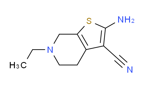 CAS No. 331964-26-2, 2-Amino-6-ethyl-4,5,6,7-tetrahydrothieno[2,3-c]pyridine-3-carbonitrile
