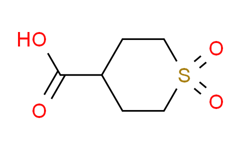 CAS No. 69496-87-3, Tetrahydro-2H-thiopyran-4-carboxylic acid-1,1-dioxide