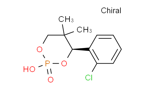 CAS No. 98674-86-3, (4S)-4-(2-Chlorophenyl)-2-hydroxy-5,5-dimethyl-1,3,2-dioxaphosphinane 2-oxide