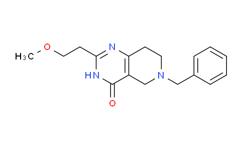 CAS No. 1251033-71-2, 6-Benzyl-2-(2-methoxyethyl)-5,6,7,8-tetrahydropyrido[4,3-d]pyrimidin-4(3H)-one