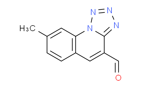 CAS No. 80231-50-1, 8-methyl-[1,2,3,4]tetrazolo[1,5-a]quinoline-4-carbaldehyde
