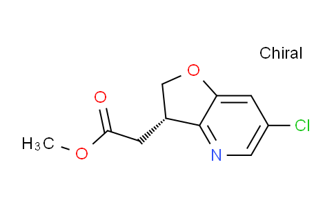 CAS No. 2088742-46-3, methyl 2-[(3S)-6-chloro-2H,3H-furo[3,2-b]pyridin-3-yl]acetate