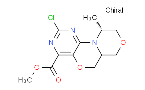 CAS No. 2161304-02-3, methyl (14R)-4-chloro-14-methyl-8,12-dioxa-1,3,5-triazatricyclo[8.4.0.0²,⁷]tetradeca-2,4,6-triene-6-carboxylate