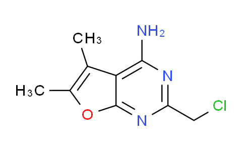 CAS No. 1000933-82-3, 2-(chloromethyl)-5,6-dimethylfuro[2,3-d]pyrimidin-4-amine