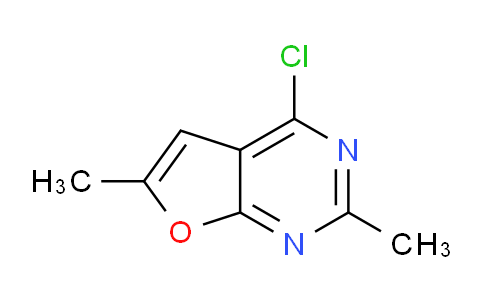 CAS No. 25716-58-9, 4-chloro-2,6-dimethylfuro[2,3-d]pyrimidine